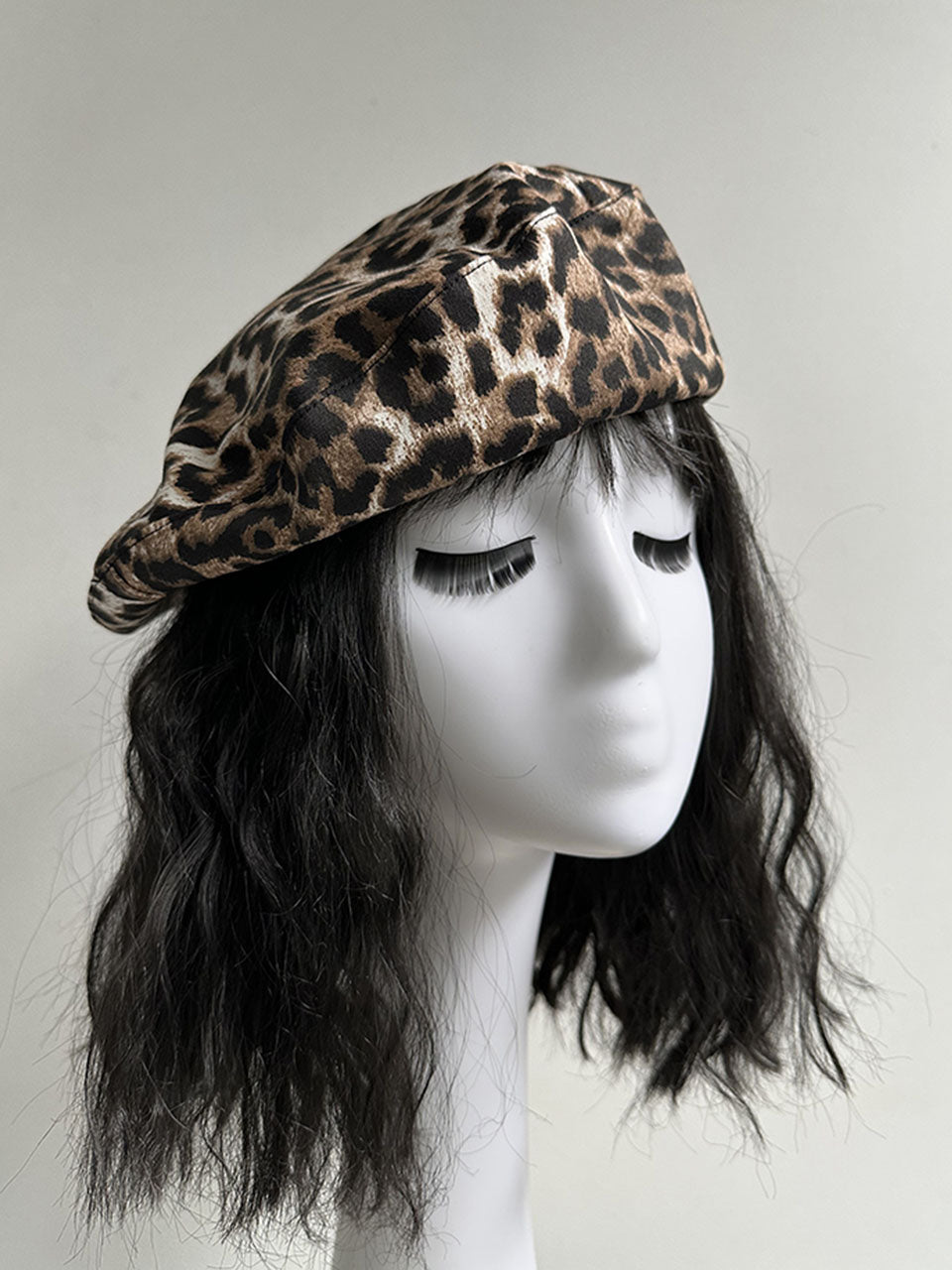 Leopard Print Vintage Beret